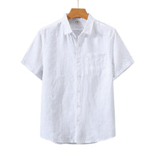 Heritage Linen Shirt – Santorini (Short-Sleeve)