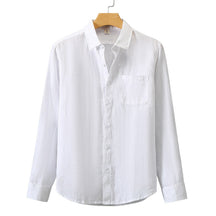Heritage Linen Shirt – Santorini (Long-Sleeve)
