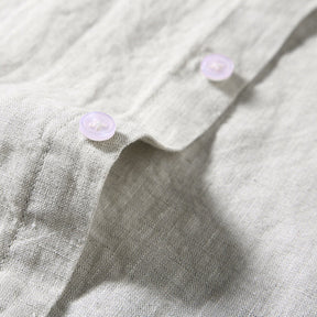 Heritage Linen Shirt – Santorini (Short-Sleeve)